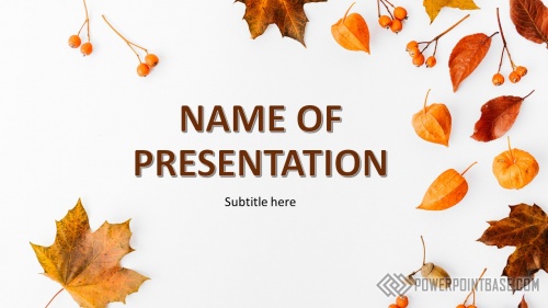 Осень - бесплатные шаблоны для PowerPoint и Google Slides