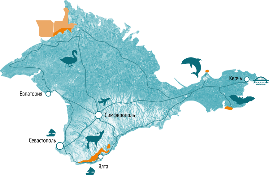 Как добраться до Крыма через новые регионы: способы, карта ...