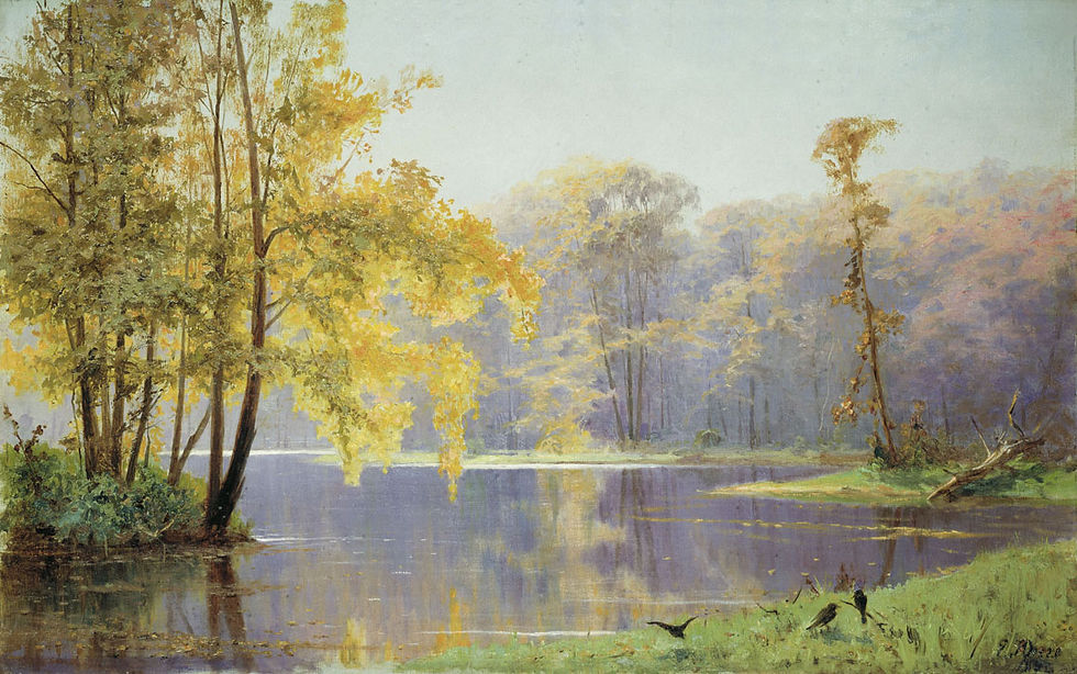 Станислав Юлианович Жуковский - Осень. Веранда, 1911, 126×94 ...